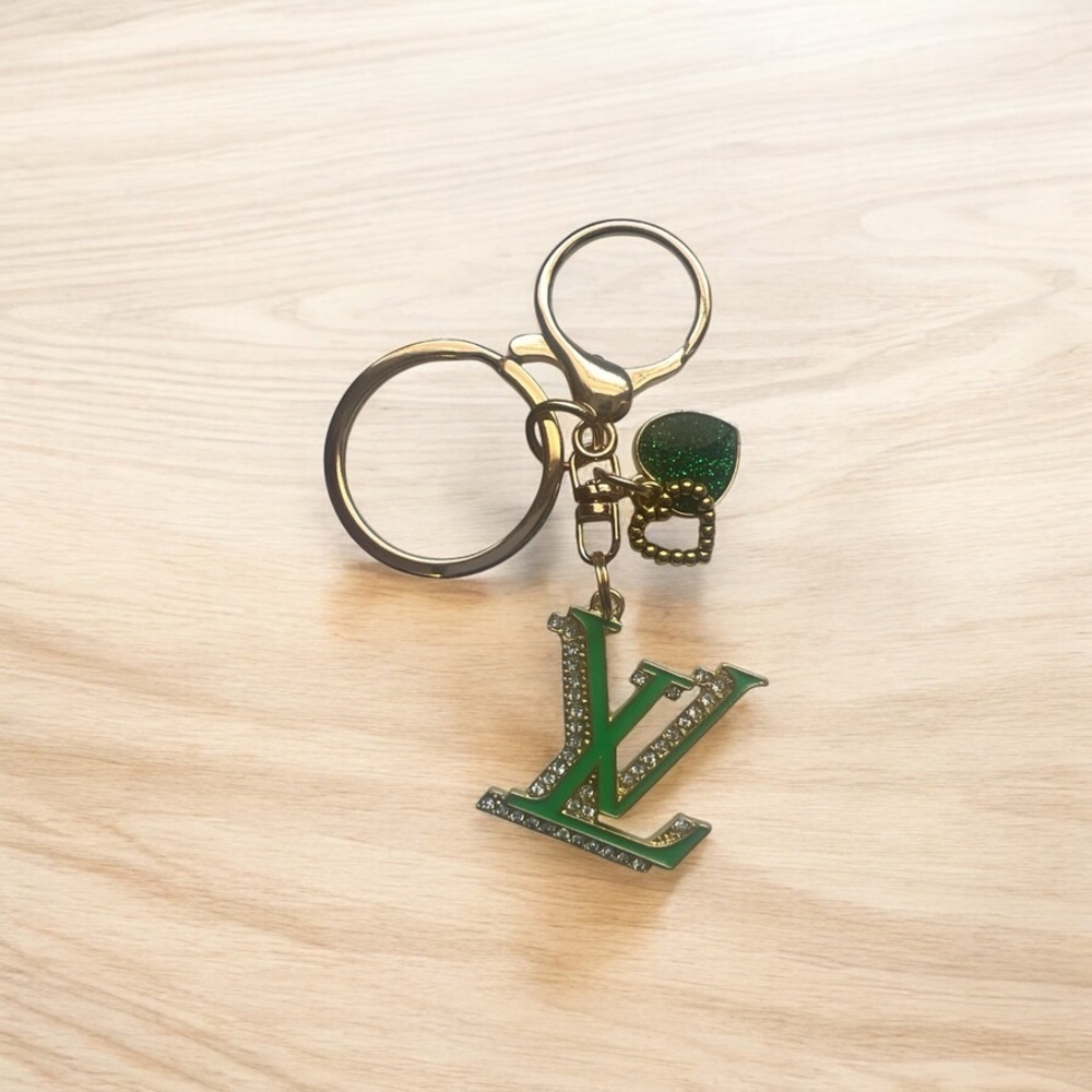 Green and Gold Keychain